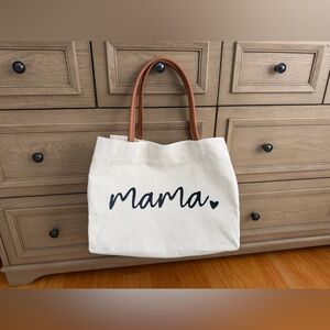 NWOT! Mama Canvas Tote Bag!